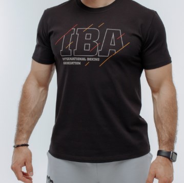 Футболка с принтом IBA черная