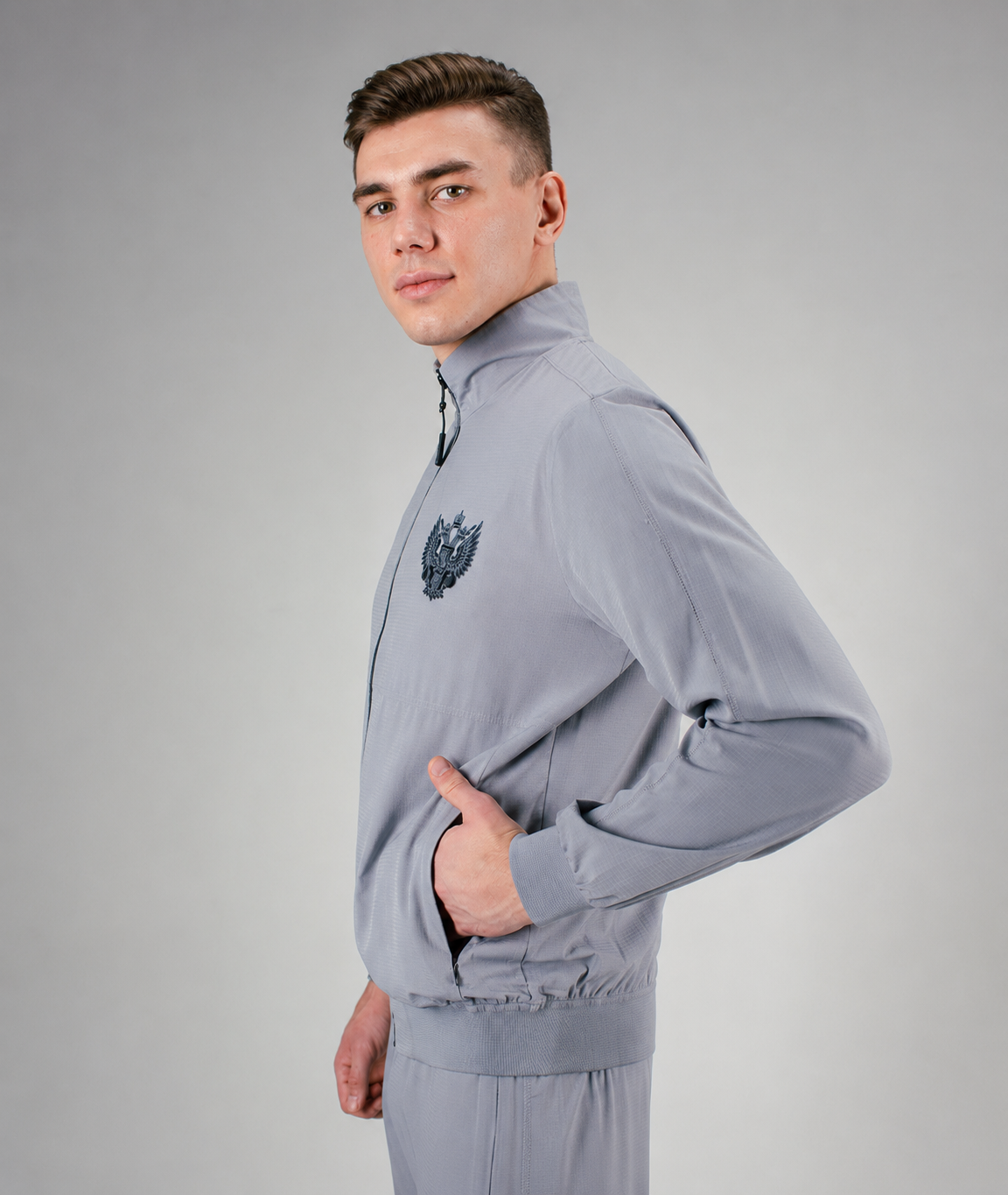 Спортивный костюм Федерации бокса EAST серый