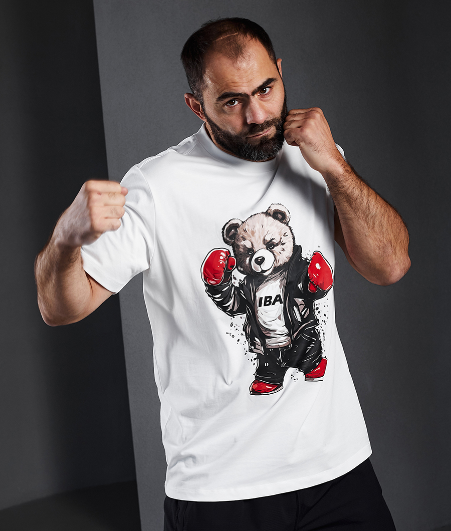 Футболка с принтом Teddy Rock IBA