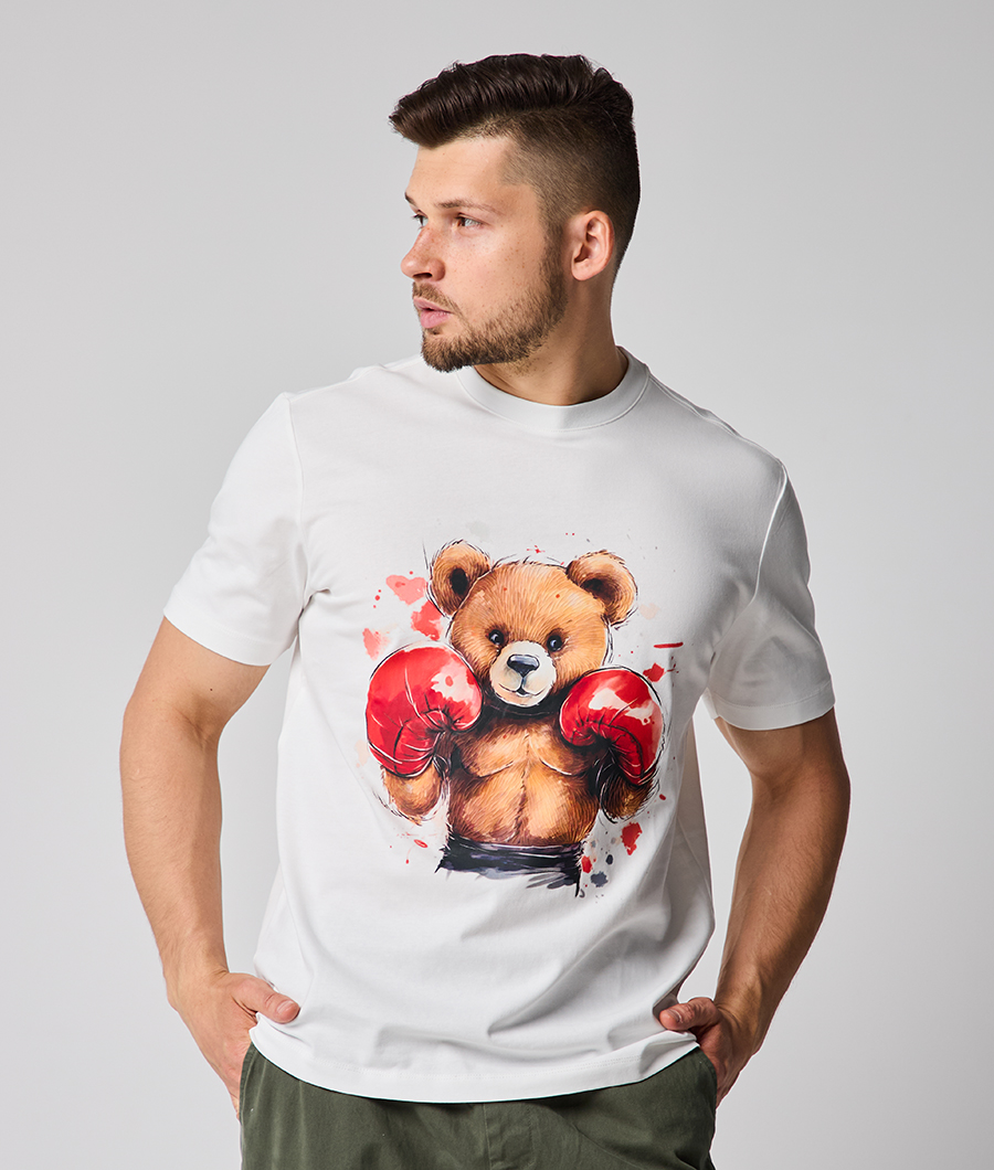 Футболка с принтом Teddy Atlet