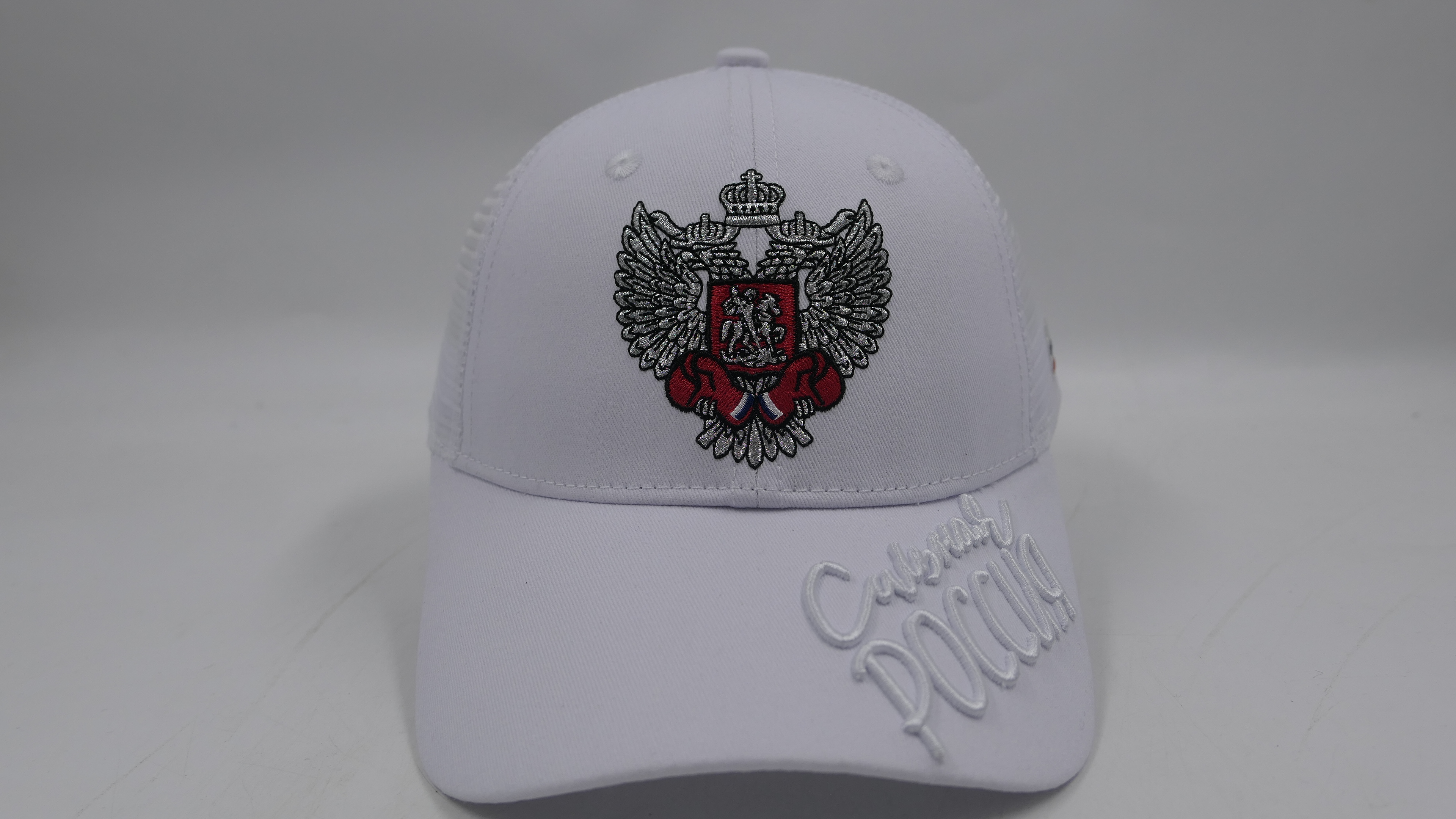 Кепка с сеткой ФБ белая