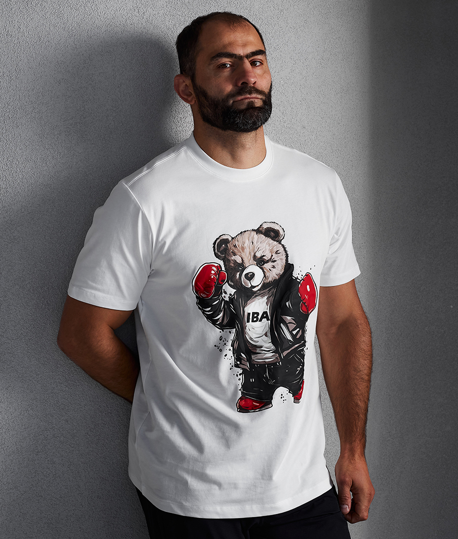 Футболка с принтом Teddy Rock IBA