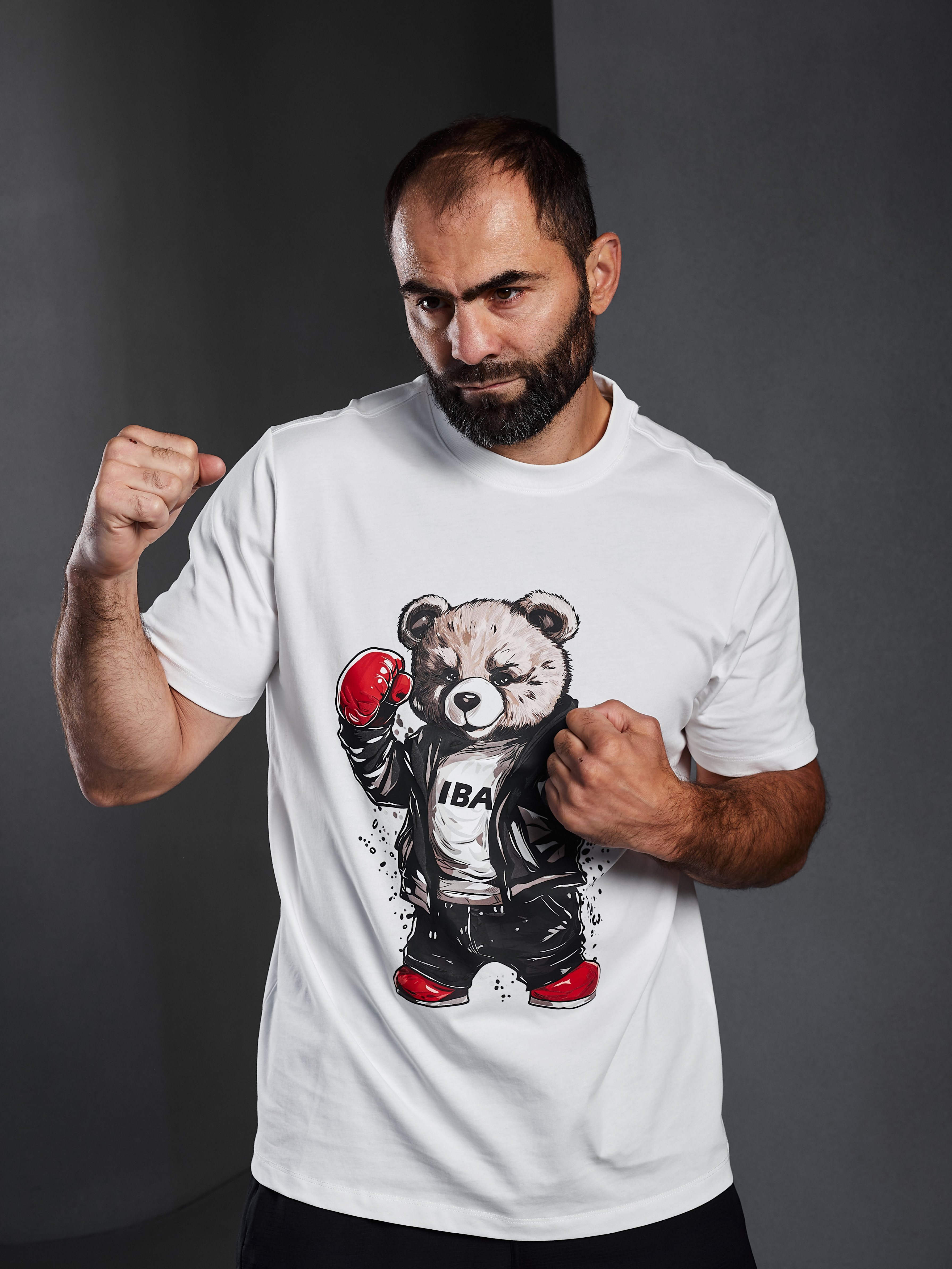 Футболка с принтом Teddy Rock IBA