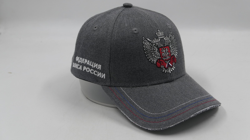 Кепка Федерация бокса России серая